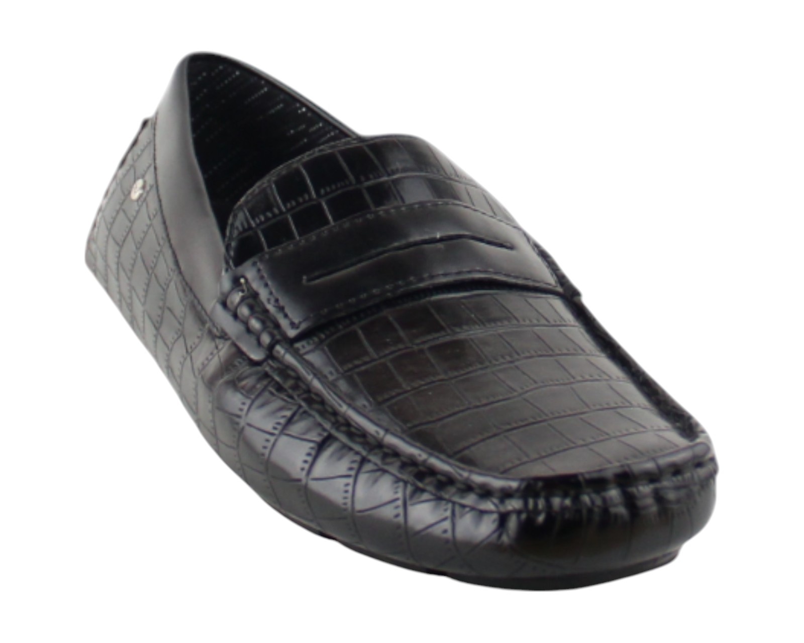 Foto 2 pulgar | Driver Para Hombre Lob Footwear Pu Croc Negro 52404521