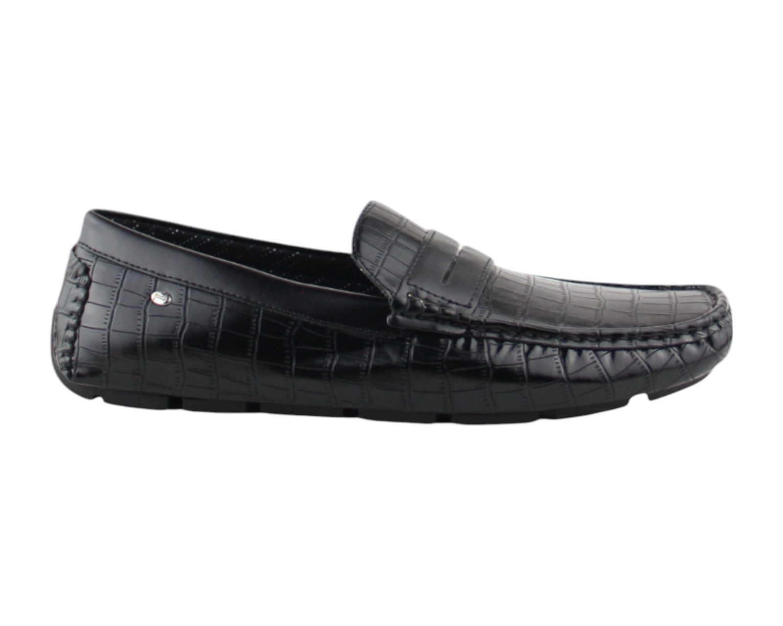 Foto 3 pulgar | Driver Para Hombre Lob Footwear Pu Croc Negro 52404521