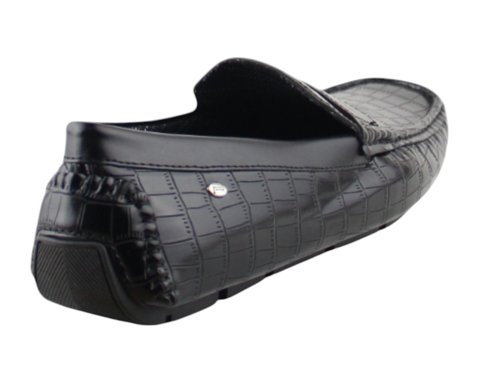Foto 4 pulgar | Driver Para Hombre Lob Footwear Pu Croc Negro 52404521