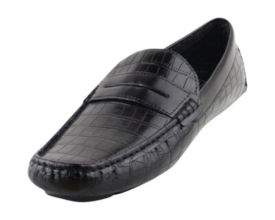 Foto 6 | Driver Para Hombre Lob Footwear Pu Croc Negro 52404521