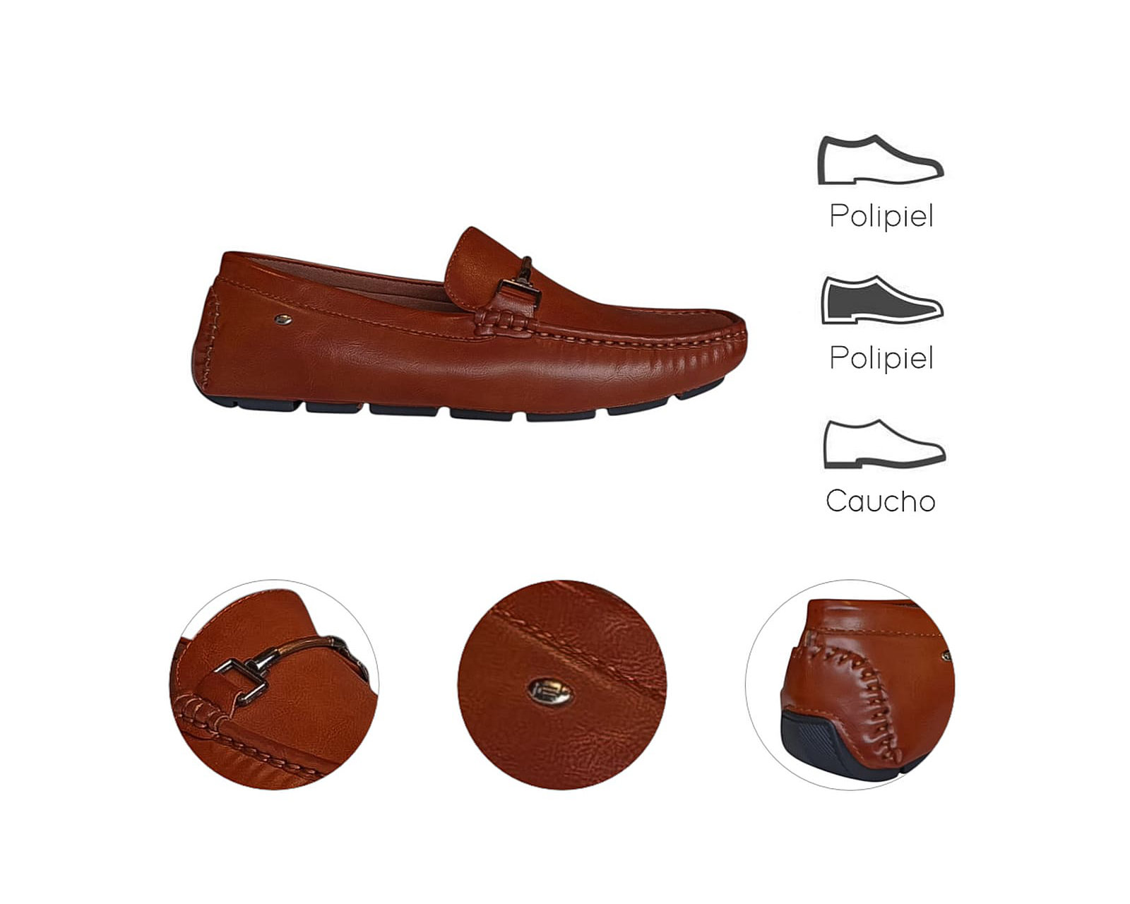 Foto 8 pulgar | Driver Para Hombre Lob Footwear Pu Café 52404516