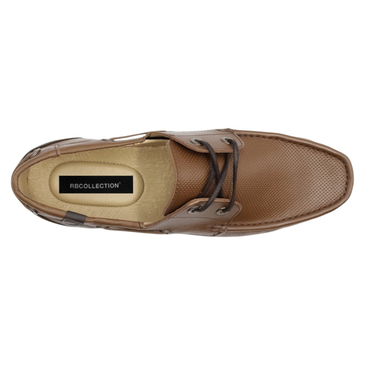 Foto 3 pulgar | Mocasines Exterior Piel Color Café Para Hombre De Rbcollection