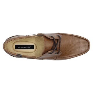 Foto 2 | Mocasines Exterior Piel Color Café Para Hombre De Rbcollection
