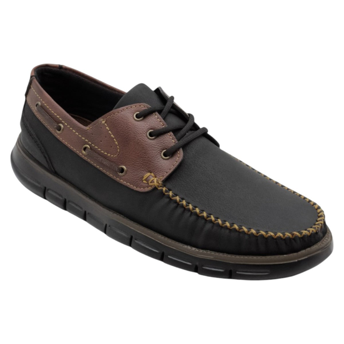 Mocasines Exterior Piel Vegana Color Negro Para Hombre De Rbcollection