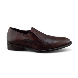 Foto 2 | Zapato Slip-on Café Para Hombre De Piel Con Detalles Elegantes
