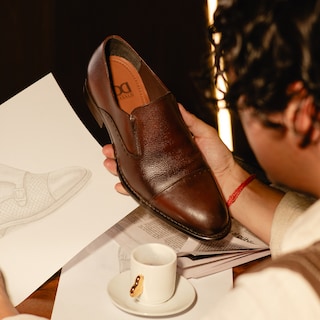 Foto 7 | Zapato Slip-on Café Para Hombre De Piel Con Detalles Elegantes