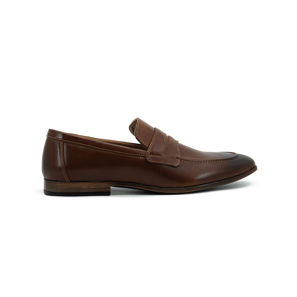 Foto 6 | Zapato Para Hombre Mocasín De Vestir Christian Gallery Tan Cafe