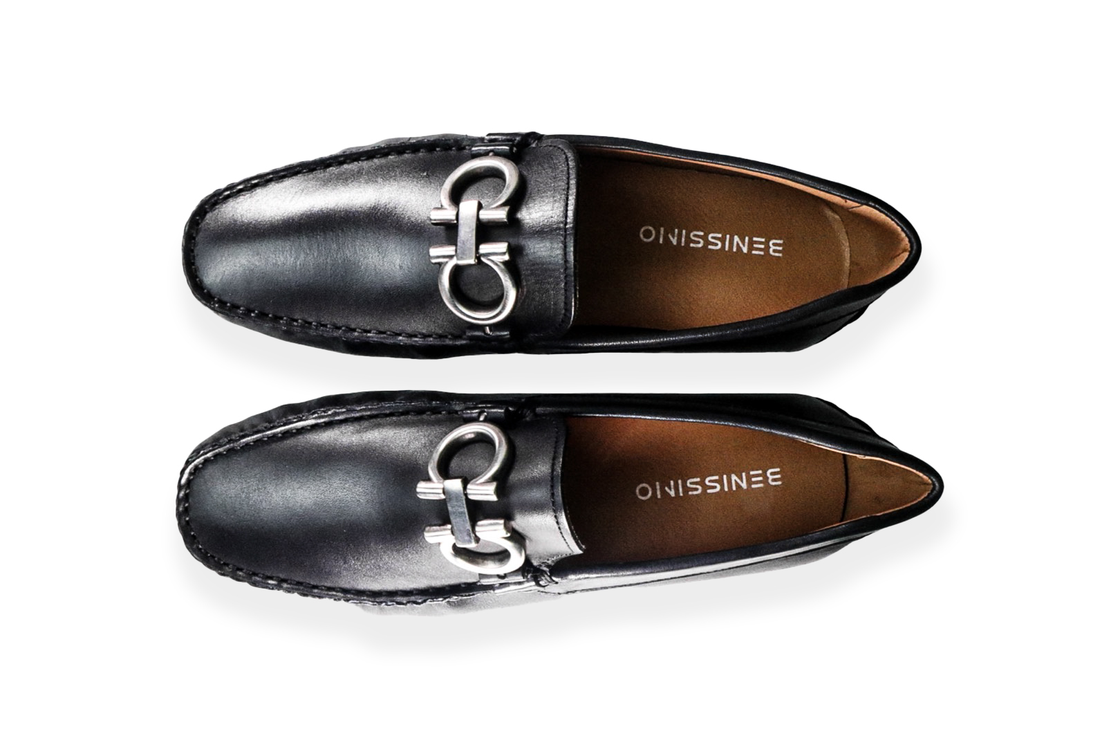 Foto 5 pulgar | Mocasín Casual Hombre Benissimo 1602 Piel Negra Hebilla