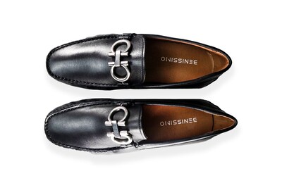 Foto 4 | Mocasín Casual Hombre Benissimo 1602 Piel Negra Hebilla