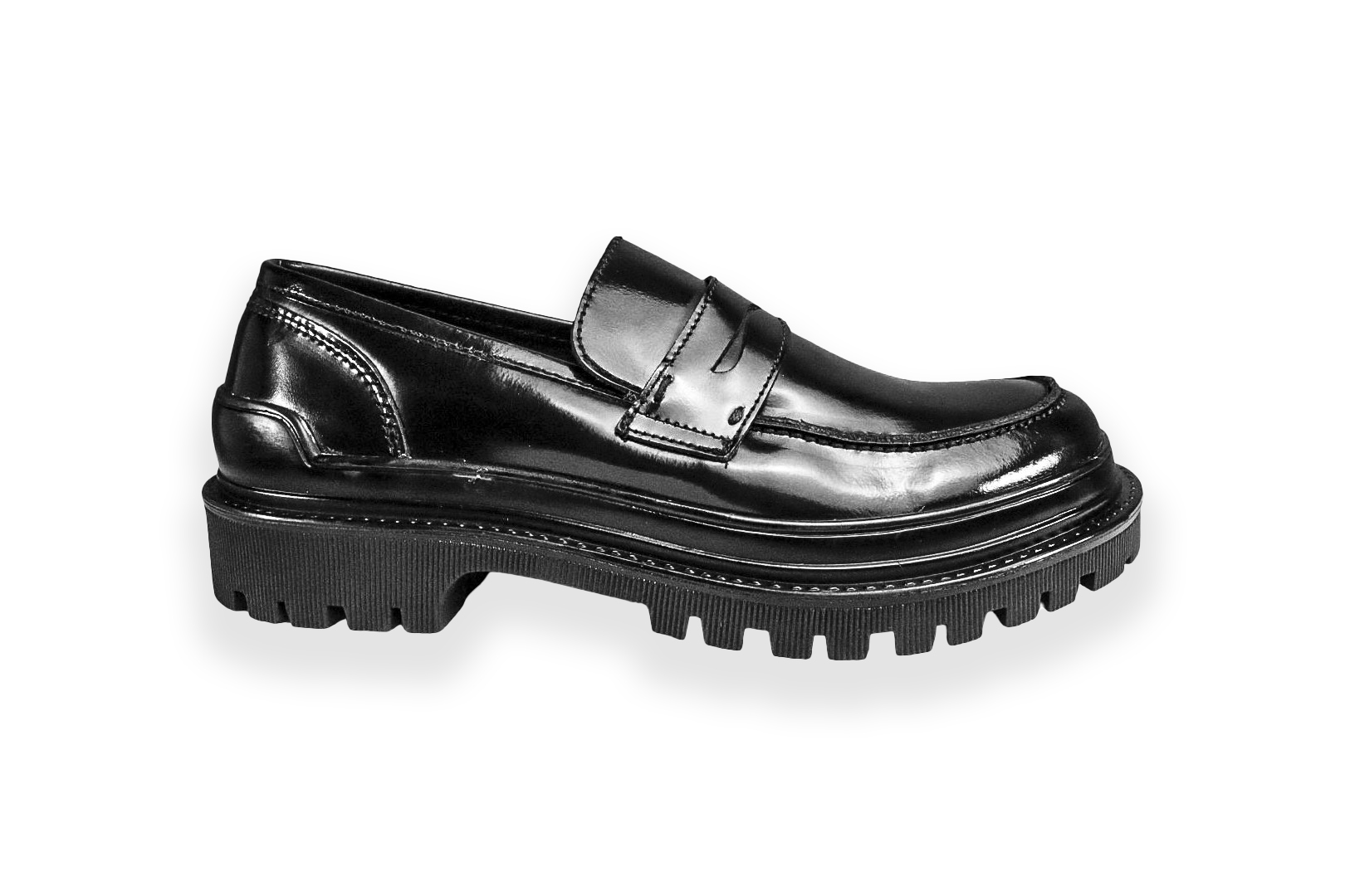 Foto 2 pulgar | Mocasín Moderno Hombre Benissimo 8000 Piel Negra