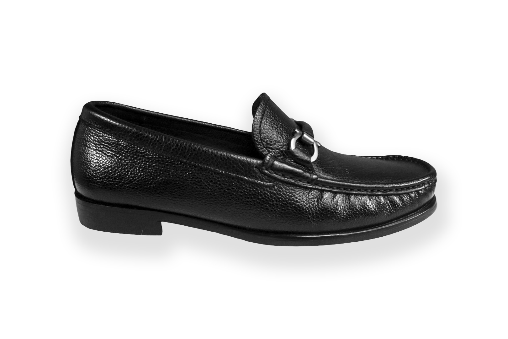 Foto 2 pulgar | Mocasín Casual Hombre Benissimo 1903 Piel Negra Hebilla