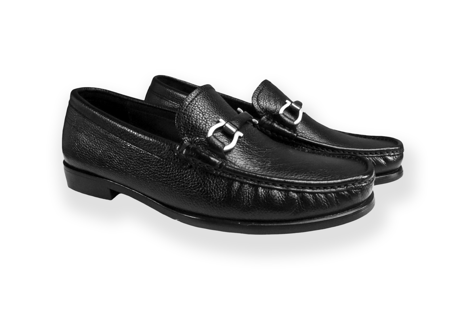 Foto 3 pulgar | Mocasín Casual Hombre Benissimo 1903 Piel Negra Hebilla