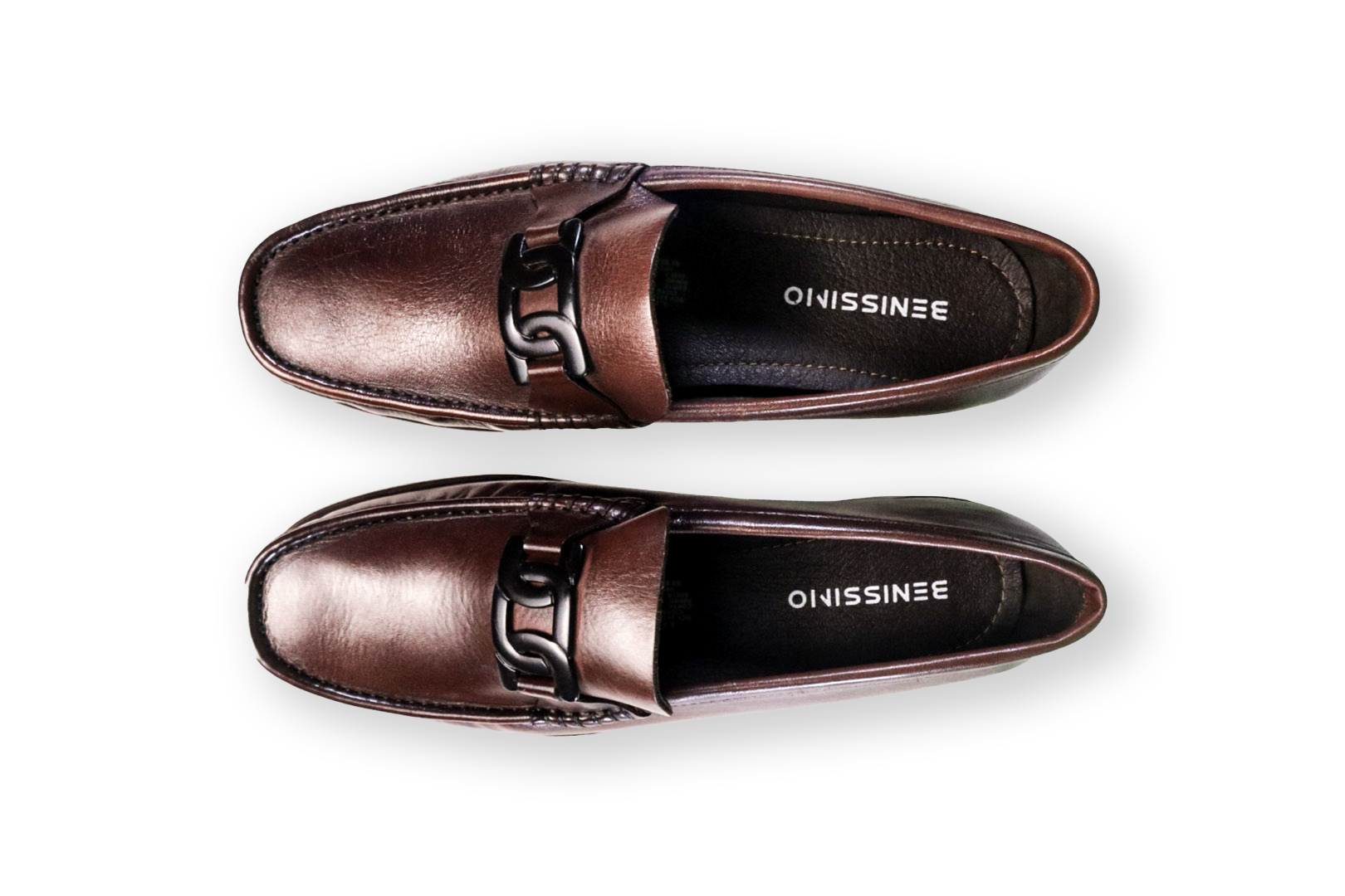 Foto 5 pulgar | Mocasín Casual Hombre Benissimo 1904 Piel Cafe Hebilla