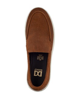 Foto 5 | Mocasín De Gamuza Café Para Hombre Con Suela Ligera Y Diseño Slip-on