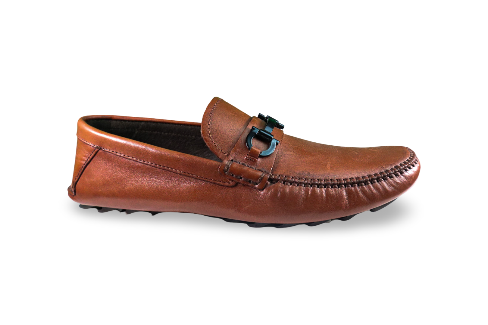 Foto 2 pulgar | Mocasín Hombre Benissimo 1104 Piel Cafe Casual