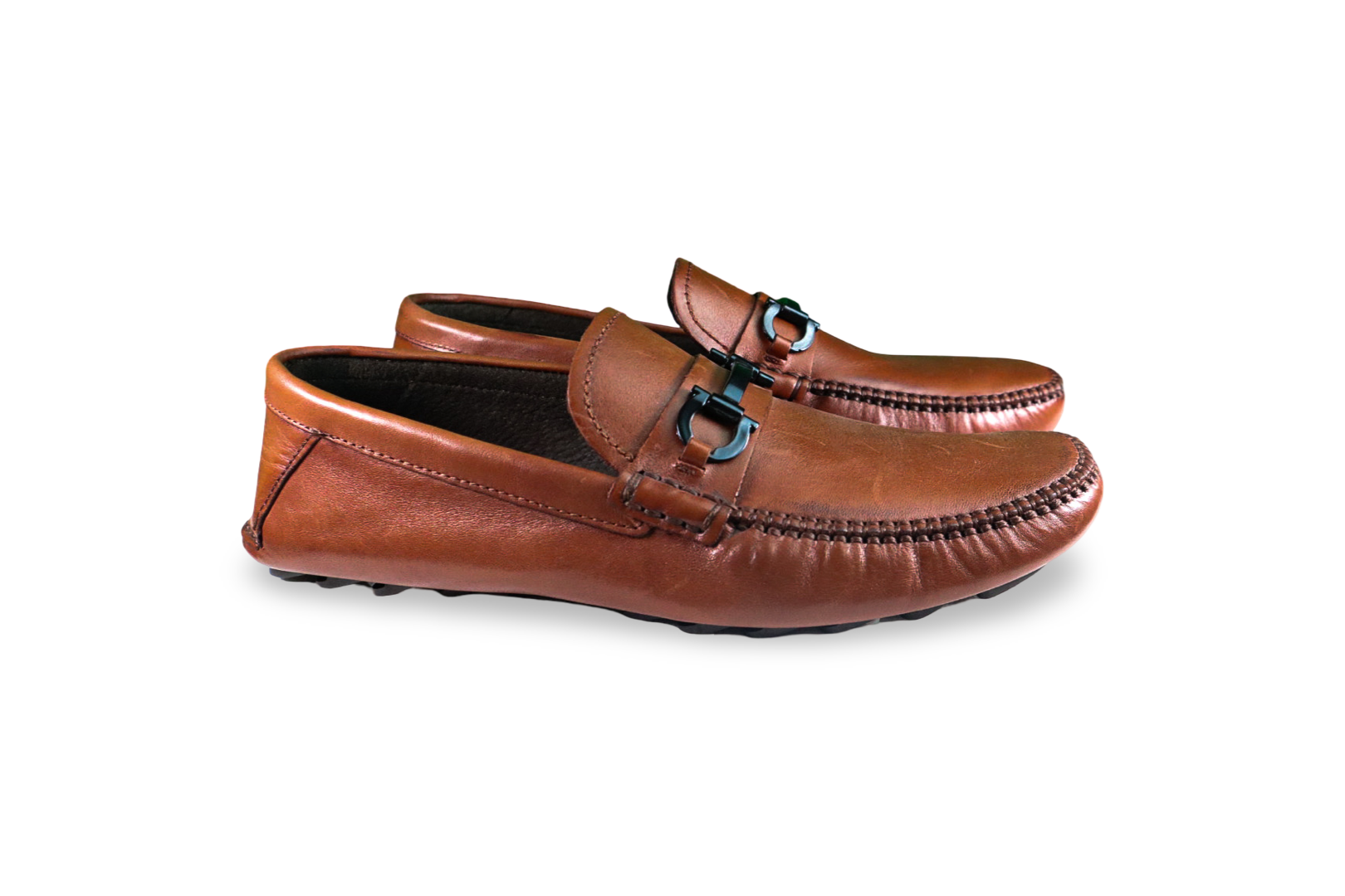 Foto 2 | Mocasín Hombre Benissimo 1104 Piel Cafe Casual