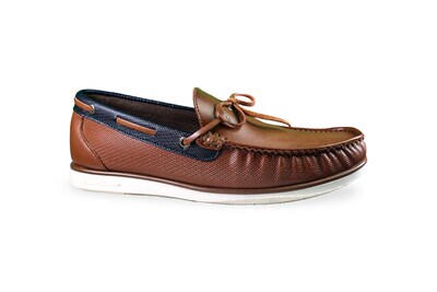 Foto 1 | Mocasín Náutico Hombre Benissimo 3605 Piel Café Casual
