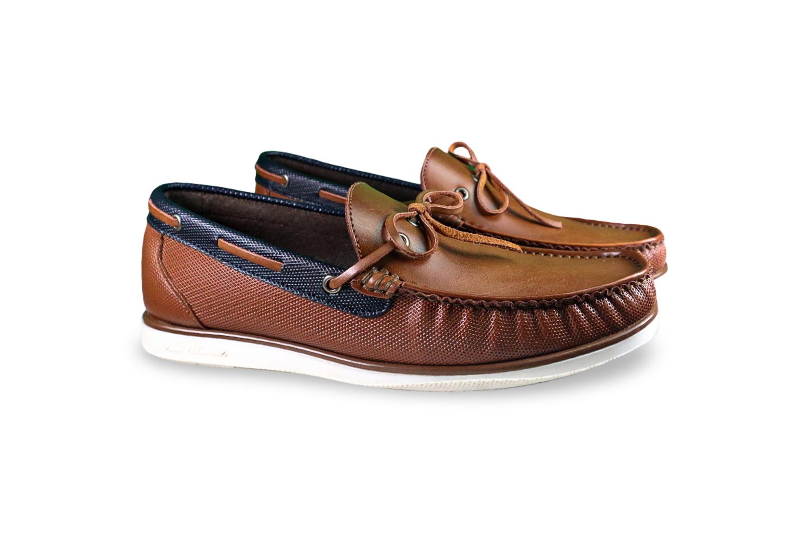 Foto 3 pulgar | Mocasín Náutico Hombre Benissimo 3605 Piel Café Casual