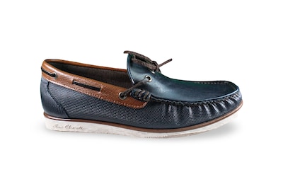 Foto 1 | Mocasín Náutico Hombre Benissimo 3605 Azul Marino Piel