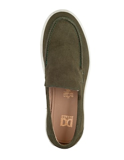 Foto 5 | Zapato Mocasín Verde De Gamuza Para Hombre Con Suela Sneaker