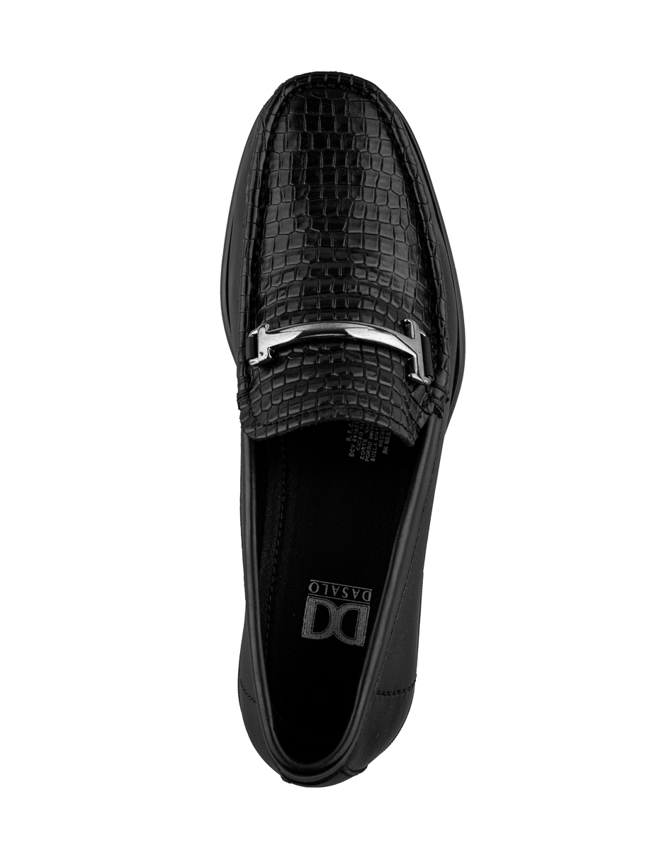 Foto 5 | Mocasín De Piel Vacuno Negro Para Caballero Con Herraje Metálico