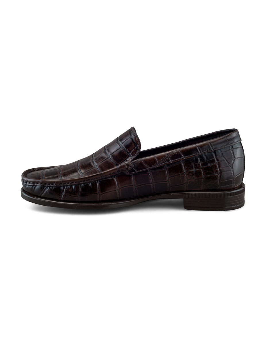 Foto 5 pulgar | Mocasín De Piel Vacuno Café Oscuro Para Hombre