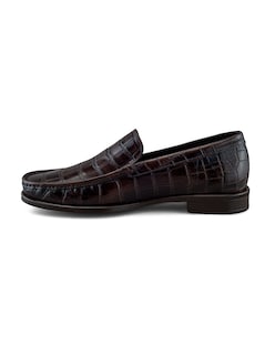 Foto 4 | Mocasín De Piel Vacuno Café Oscuro Para Hombre