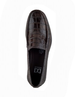 Foto 5 | Mocasín De Piel Vacuno Café Oscuro Para Hombre