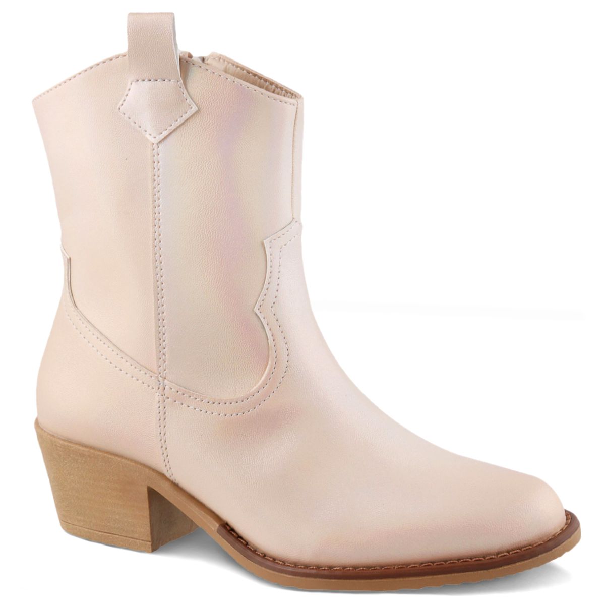 Bota Vaquera Dominiq 1392 Beige para Mujer