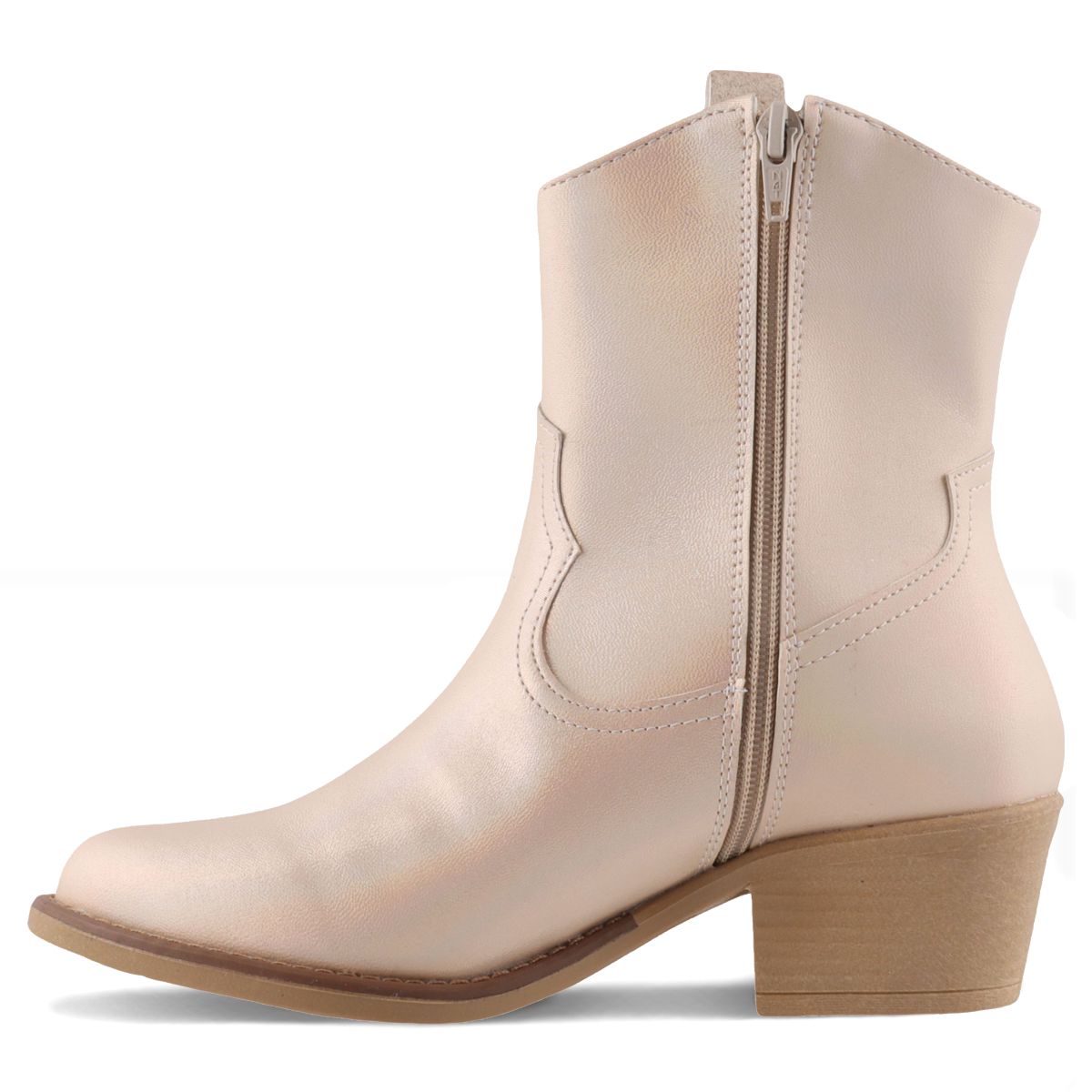 Foto 4 pulgar | Bota Vaquera Dominiq 1392 Beige para Mujer