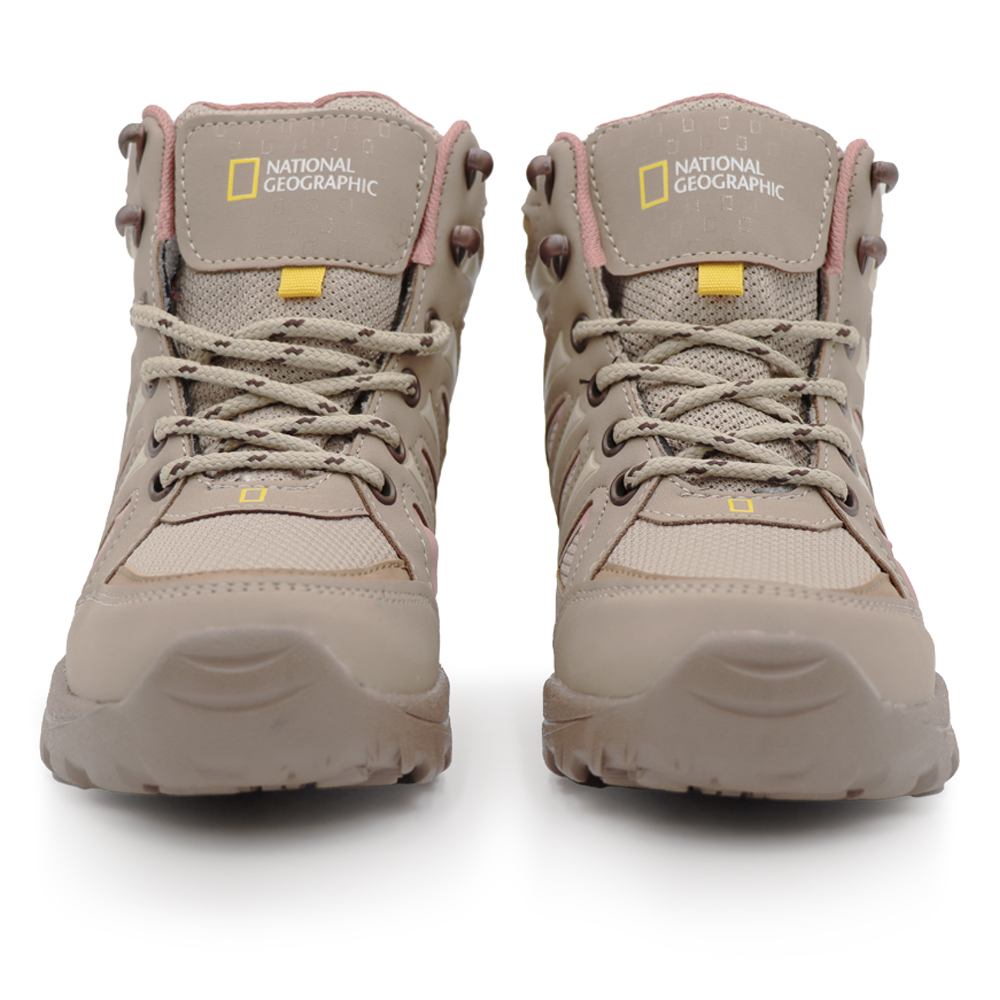 Foto 3 pulgar | Botas para Mujer National Geographic Hiking Outdoor Beige