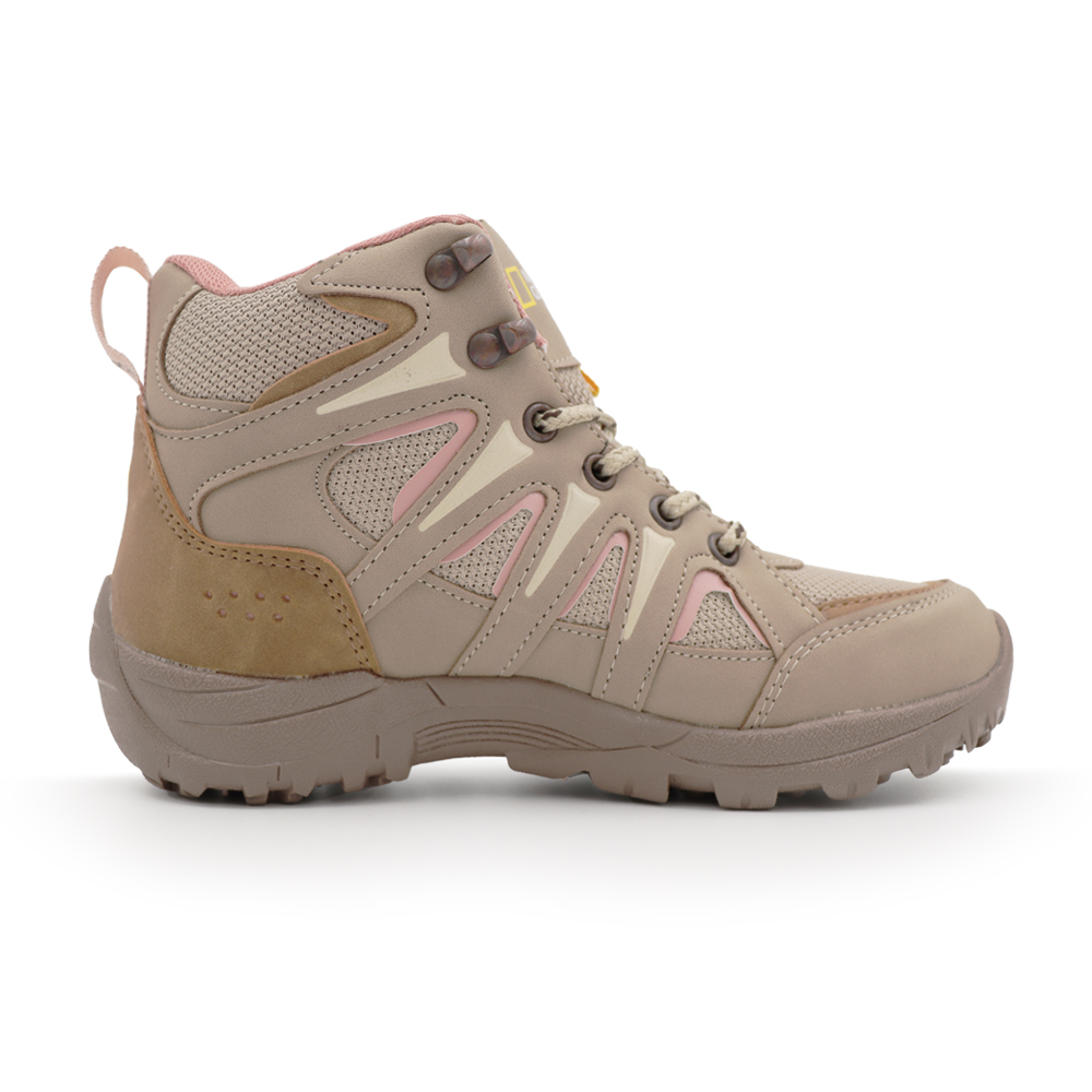 Foto 5 pulgar | Botas para Mujer National Geographic Hiking Outdoor Beige