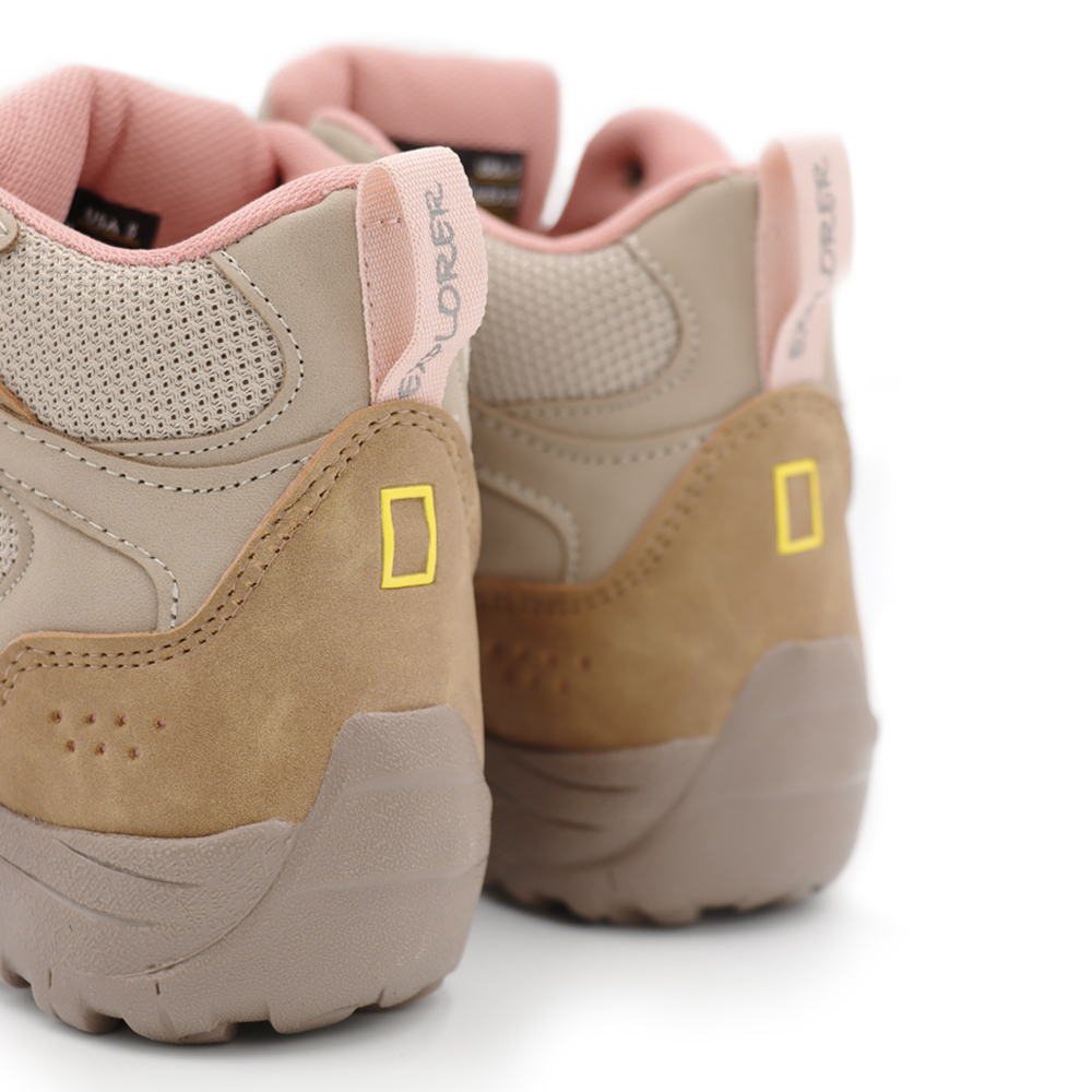 Foto 8 | Botas para Mujer National Geographic Hiking Outdoor Beige