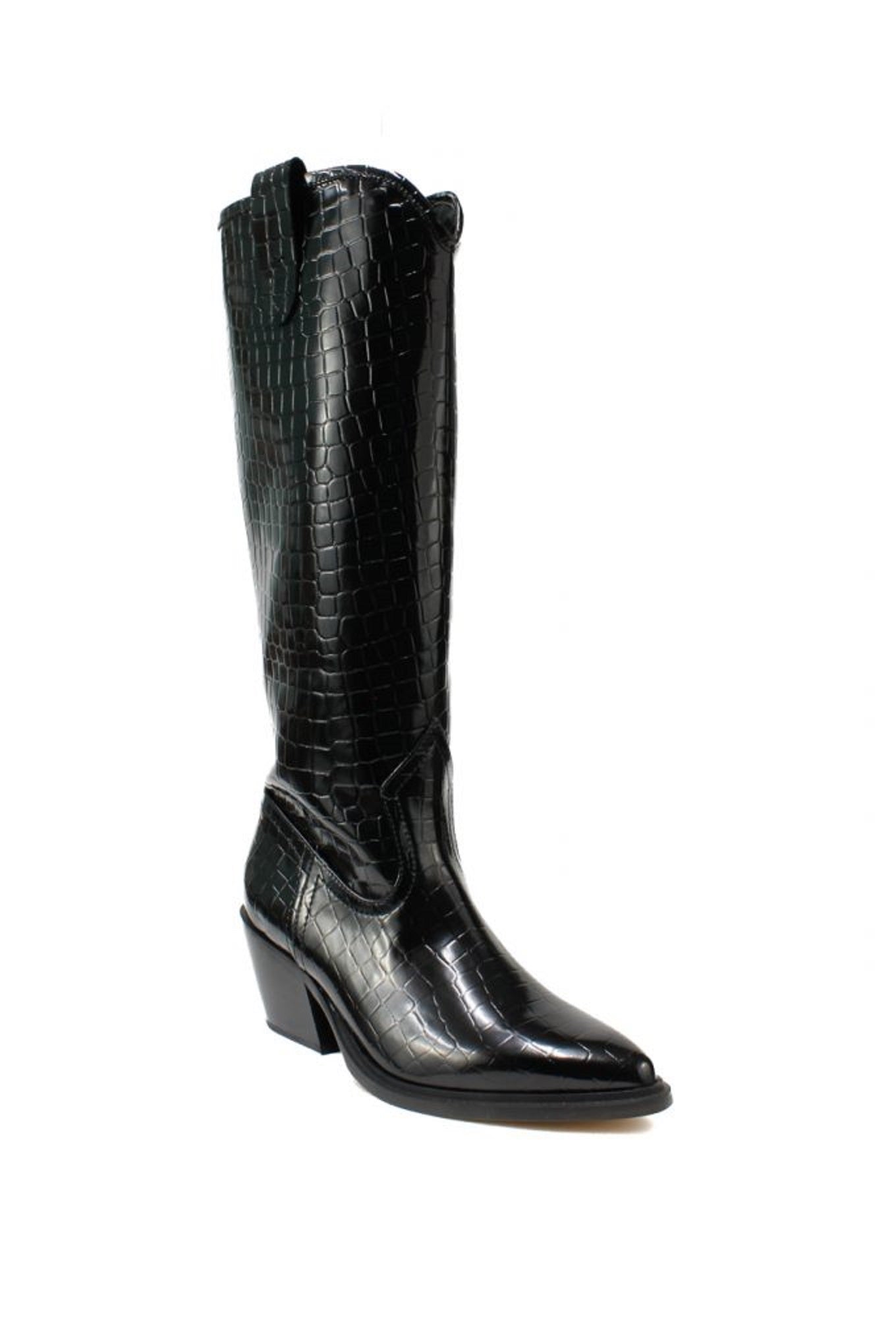 Botas Largas Salamandra Negro para Mujer