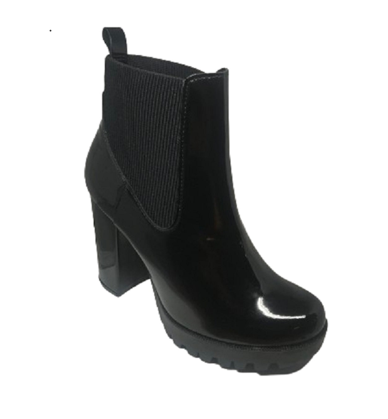 Foto 2 pulgar | Bota de Charol Danae Núñez Dv 6008507 Negra para Mujer