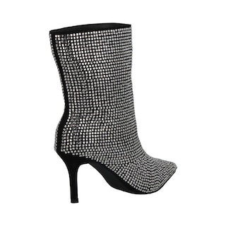 Foto 2 | Botas Head Over Heels Tacón de Aguja Negras para Mujer