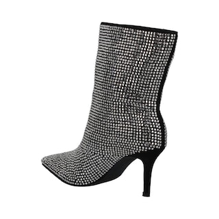Foto 3 | Botas Head Over Heels Tacón de Aguja Negras para Mujer