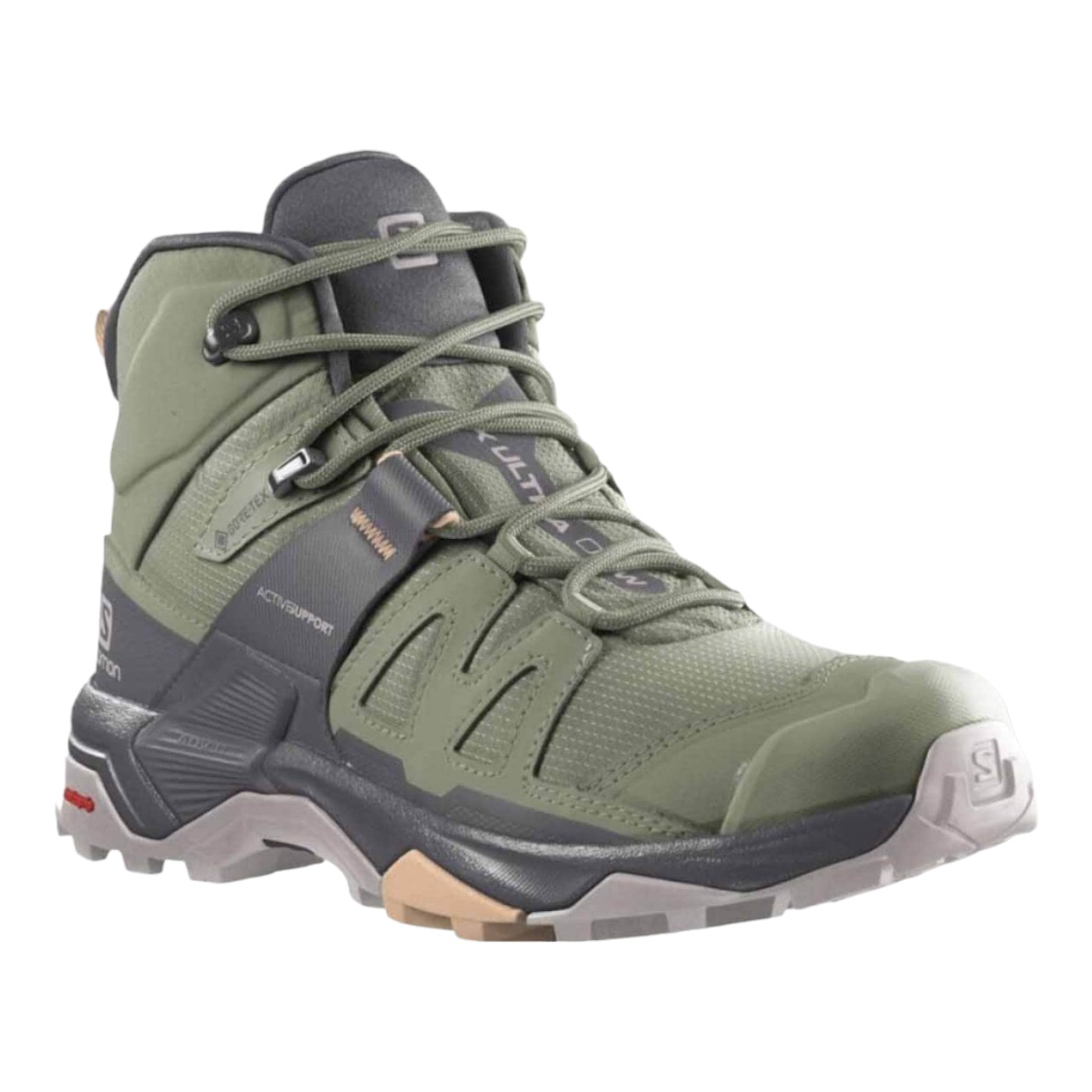 Foto 4 pulgar | Botas para Mujer Salomon X Ultra 4 Mid Gtx Verde