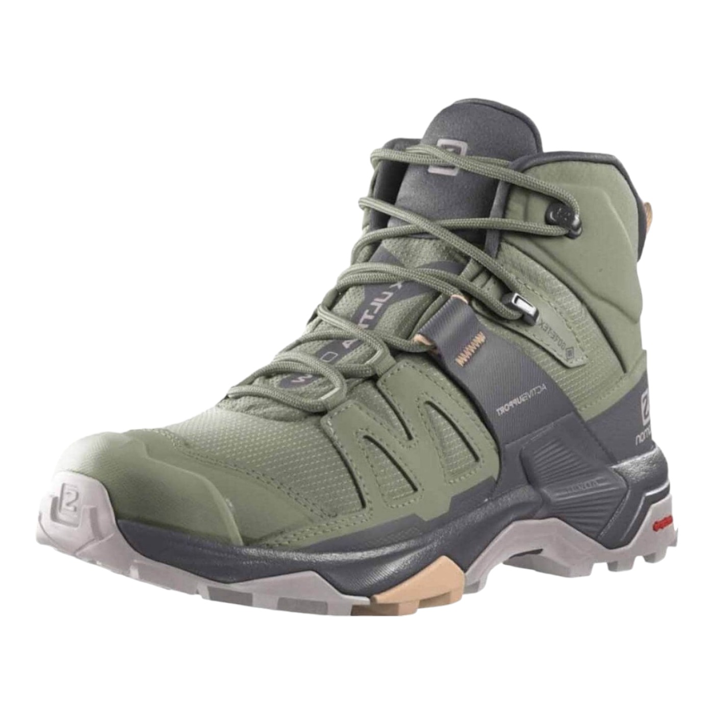 Foto 5 pulgar | Botas para Mujer Salomon X Ultra 4 Mid Gtx Verde