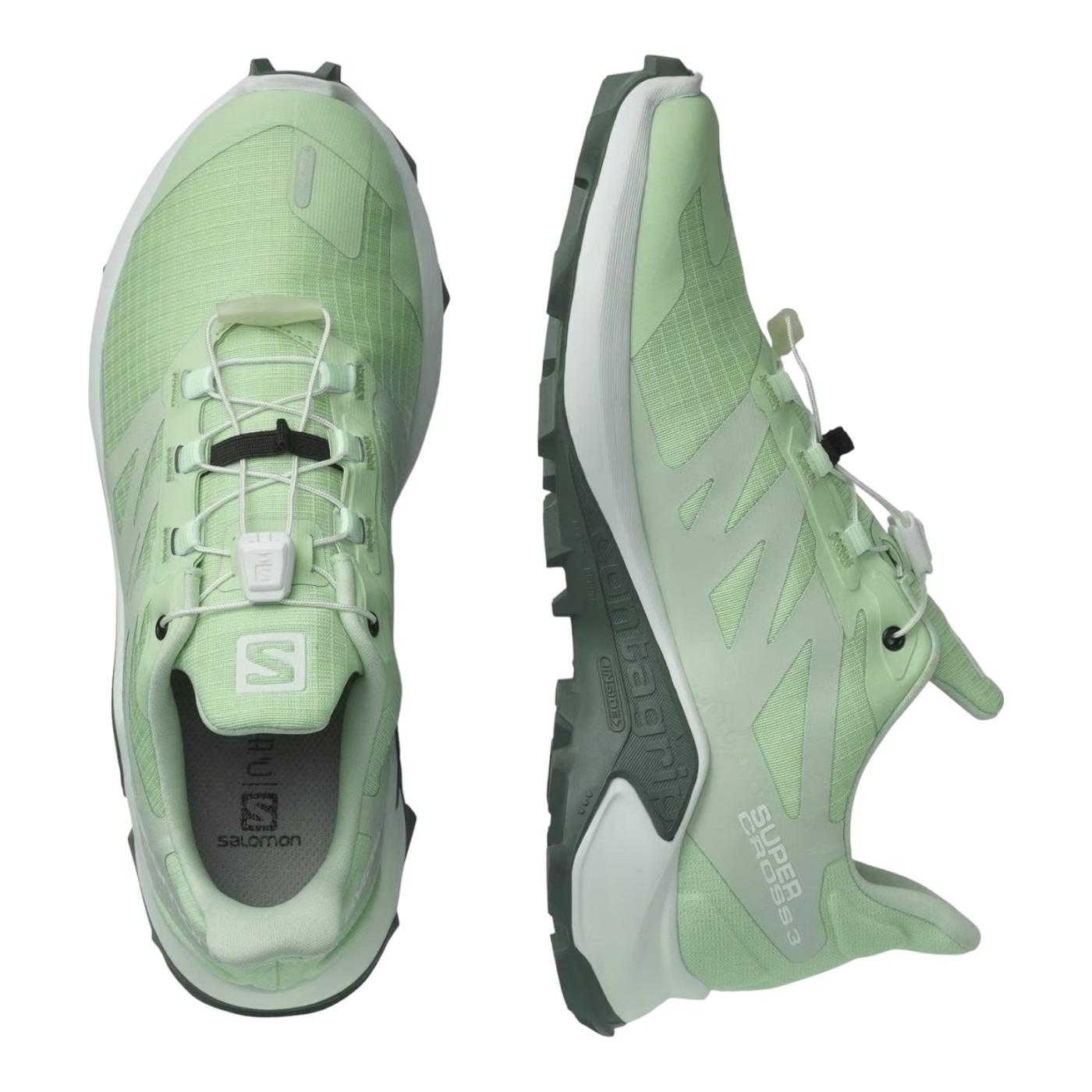 Foto 5 | Tenis Salomon Super Cross Verde para Mujer