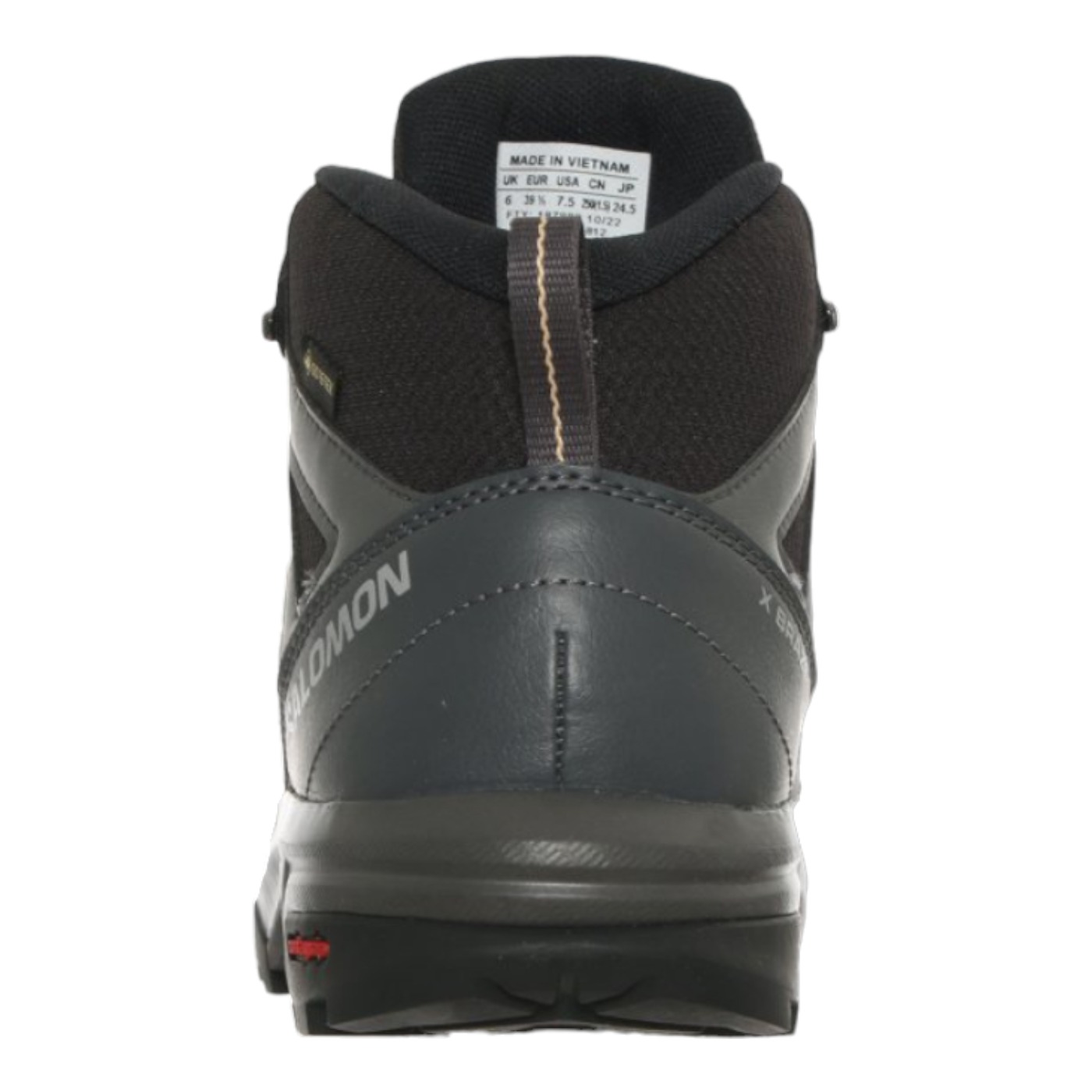 Foto 7 | Tenis Salomon Braze Mid Negros para Mujer