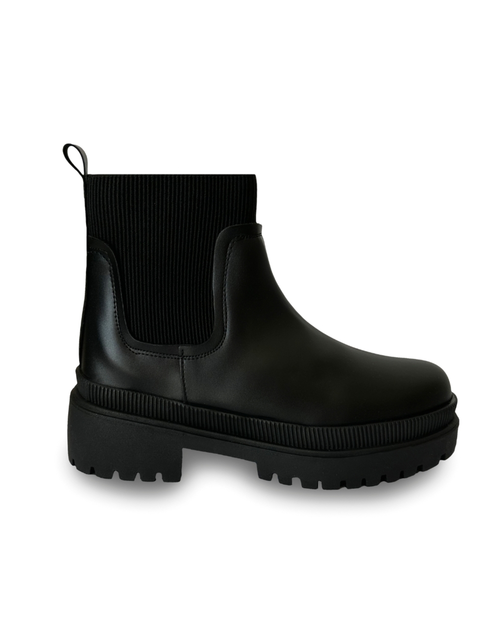 Foto 4 | Botas Chelsea Malabis Negras para Mujer
