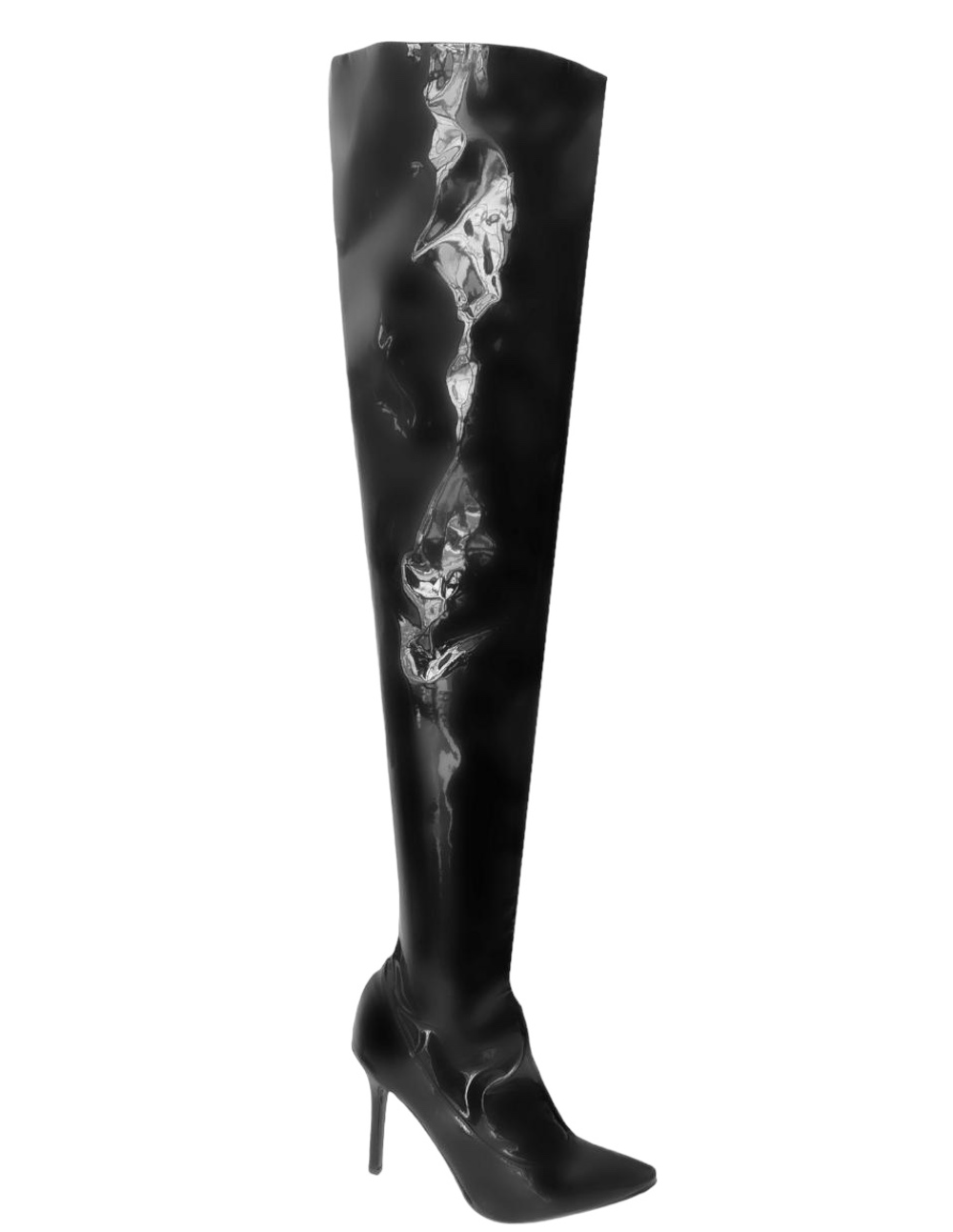 Foto 4 pulgar | Botas Largas Malabis Negras para Mujer