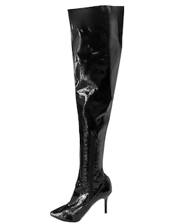 Foto 5 | Botas Largas Malabis Negras para Mujer