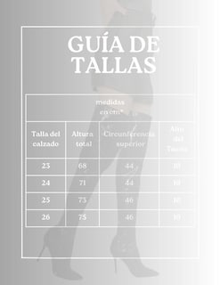 Foto 8 | Botas Largas Malabis Negras para Mujer