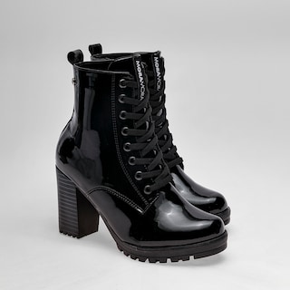 Foto 2 | Botines Moramora Negras para Mujer