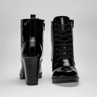 Foto 3 | Botines Moramora Negras para Mujer