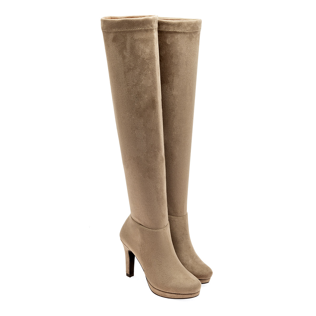 Foto 3 pulgar | Pietro Alessandro Bota Para Mujer Beige, Código 120919-e