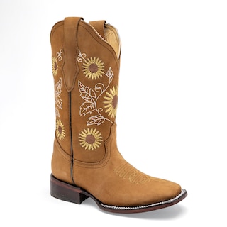 Foto 1 | Bota con Peluche Andre V Camel para Mujer