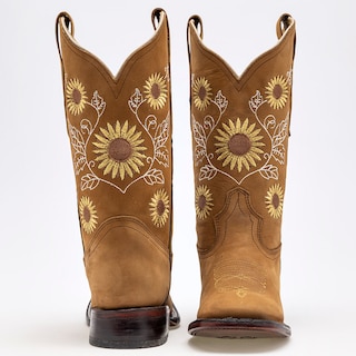 Foto 3 | Bota con Peluche Andre V Camel para Mujer